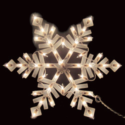 J Hofert 15-1/2 In. Incandescent Lighted Snowflake 1548-SN