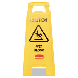 Rubbermaid® Commercial SIGN,CAUTION,WET FLR,YW FG611277YEL