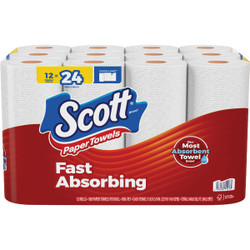 Scott Choose-A-Sheet Paper Towels (12 Mega Rolls) 38869 Pack of 2