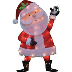 Candy Cane Lane 32 In. Incandescent 2D Santa Holiday Yard Art 20602_L2d_19