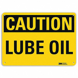 Lyle Caution Sign,10 inx14 in,Plastic U4-1520-NP_14X10