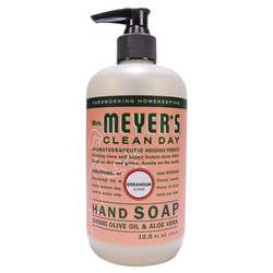 Mrs. Meyer\\'s® Clean Day Liquid Hand Soap, Geranium, 12.5 Oz, 6/carton 651332