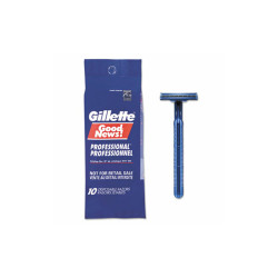 Gillette® RAZOR,DISP,GDNEWS,10/10CT 11004CT