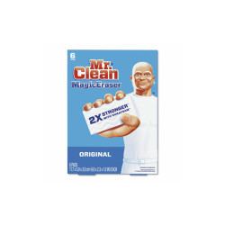 Mr. Clean® Magic Eraser, 2.3 X 4.6, 1" Thick, White, 6/pack 79009PK