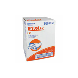 WypAll® L40 Towels, Dry Up Towels, 19.5 x 42, White, 200 Towels/Roll 05860