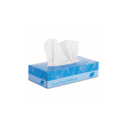 GEN TISSUE,FACIAL100S,2PLY,WH GEN6501B