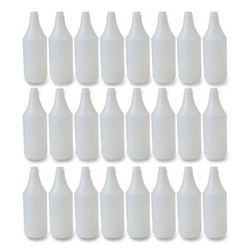 Boardwalk® Embossed Spray Bottle, 32 Oz, Clear, 24/carton BWK00032