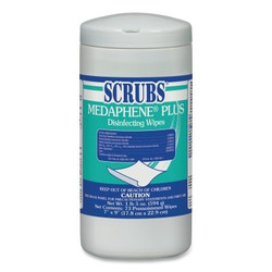 MEDAPHENE® Plus Disinfecting Wipes, 1 lb 5 oz, White, Citrus
