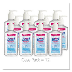 PURELL® SANITIZER,PURELL,ORGL,CLR 3659-12