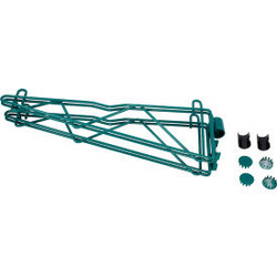 Nexel Poly-Green Adjustable Double Shelf Post Bracket 18""D