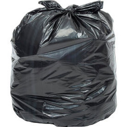 Global Industrial Super Duty Black Trash Bags - 45-55 Gal 2.5 Mil 75 Bags/Case