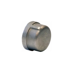 1 In. 304 Stainless Steel Cap - FNPT - Class 150 - 300 PSI - Import