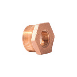 3/4 In. X 1/2 In. Lead Free Brass Bushing - MNPT X FNPT - 125 PSI - Import