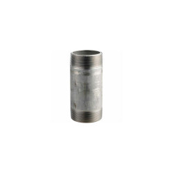 1 In. X 6 In. 304 Stainless Steel Pipe Nipple - 16168 PSI - Sch. 40 - Domestic