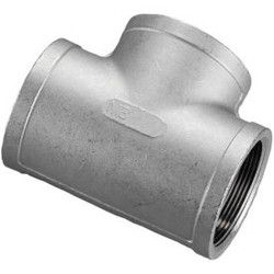 1-1/4 In. 304 Stainless Steel Tee - FNPT - Class 150 - 300 PSI - Import
