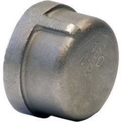 2 In. 304 Stainless Steel Cap - FNPT - Class 150 - 300 PSI - Import