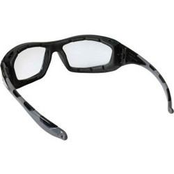 MCR Safety RP210AF Safety Glasses RP2 Series Black frame with gray TPR Clear Ant