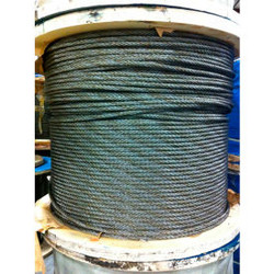 Southern Wire 250' 1/4"" Dia. 6x19 Improved Plow Steel Bright Wire Rope
