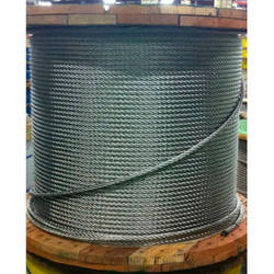 Southern Wire 250' 1/16"" Diameter 7x7 Stainless Steel Cable Type 316