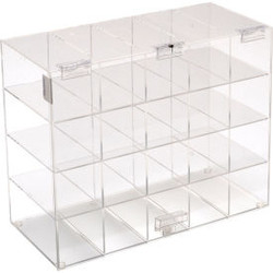 Horizon Mfg. Safety Glass Holder With Door, 5203, Holds 20 Glasses, 6-3/4"L