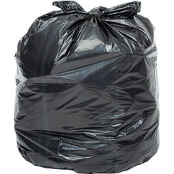 Global Industrial Super Duty Black Trash Bags - 65-70 Gallon, 2.5 Mil, 75 Bags/C