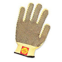 Perfect Fit Medium Weight One-Sided PVC Dots Kevlar Gloves Ladies'