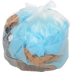 Global Industrial Medium Duty Natural Trash Bags - 30 to 33 Gal 0.57 Mil 250 Bag