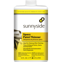 Sunnyside 1 Pint Specs Paint Thinner 70416