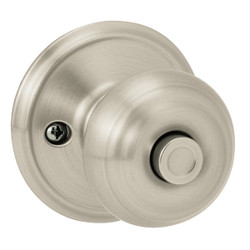 Schlage Georgian Satin Nickel Bed & Bath Door Knob F40VGEO619