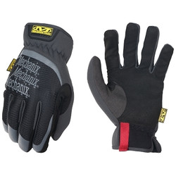 FastFit Glove, Spandex, Synthetic Leather, TrekDry, Tricot, Medium, Black