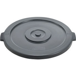 Global Industrial Plastic Trash Can Lid - 20 Gallon Gray