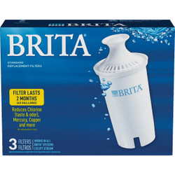 Brita Pitcher Water Filter Cartridge (3-Pack) 35503