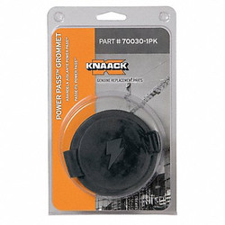 Knaack Grommet,Rubber,Black 70030-1PK