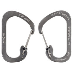 Nite Ize Locking Carabiner Clip,2 in x 3-3/32 in CSL4-11-R6