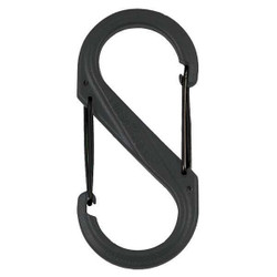 Nite Ize Carabiner,1-9/53 In.,Glass Filled Nylon SBP6-03-01BG