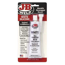 J-B Weld Silicone Adhesive Sealant,White 31312