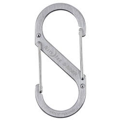 Nite Ize Double Gated Carabiner,3-1/2 In.,Silver SB4-03-11