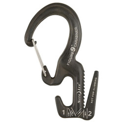 Nite Ize Rope Tightener,150 lb,Black,4 1/2" L C9L-02-01