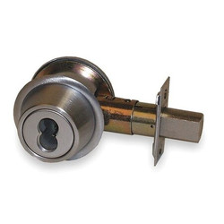 Falcon Deadbolt,HD,Satin Chrome,SFIC Not Incl. D141B 626