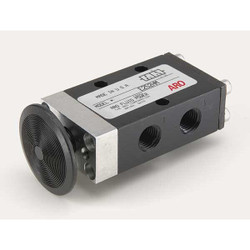 Aro Manual Air Control Valve, Button, Black E252HM