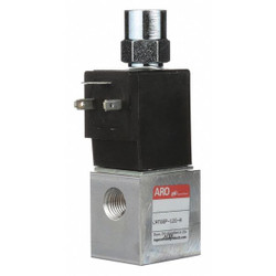 Aro Solenoid Air Con Valve,Three-Way,150 psi CAT88P-120-A