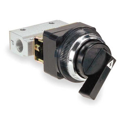 Aro Manual Air Control Valve, Knob, Black M291LS-11