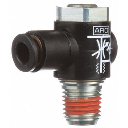 Aro Cylinder Port Flow Control ,Elbow,3/8" 119309-375