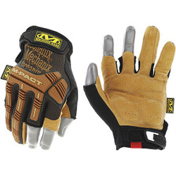 Mechanix Wear Mechanics Gloves,Brown,12,PR LFR-75-012