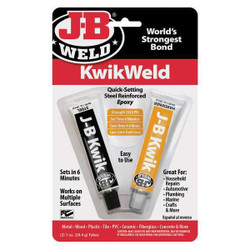 J-B Weld Epoxy Adhesive,Tube,1:1 Mix Ratio 8276