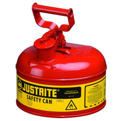 Justrite Type I Safety Can,1 gal.,Red,11In H 7110100