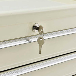 Replacement Lock Set with 2 Keys For Global Industrial 5-Drawer Medical Cart Mod
