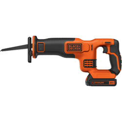 Black & Decker 20 Volt MAX Lithium-Ion Cordless Reciprocating Saw Kit BDCR20C