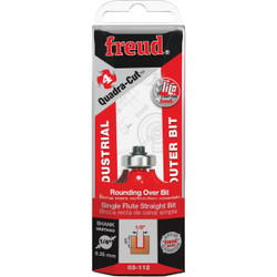 Freud 1/4 In. x 1/2 In. Quadra-Cut Rounding Over Bit with 1/4 In. Shank 34-110