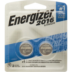 Energizer 2016 Lithium Coin Cell Battery (2-Pack) 2016BP-2